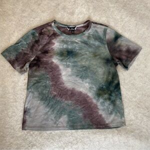 Lulus Tie Dye T-Shirt Boho Grunge Hippie Womens Size M